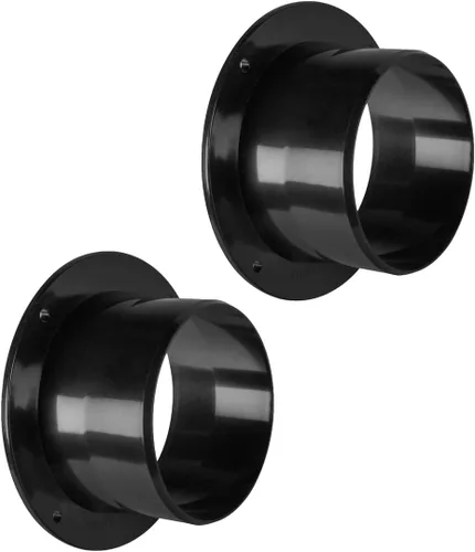 Vista 8 de POWERTEC 70298 Brida de entrada de puerto de polvo, apertura de 2,5 pulgadas OD para manguera flexible