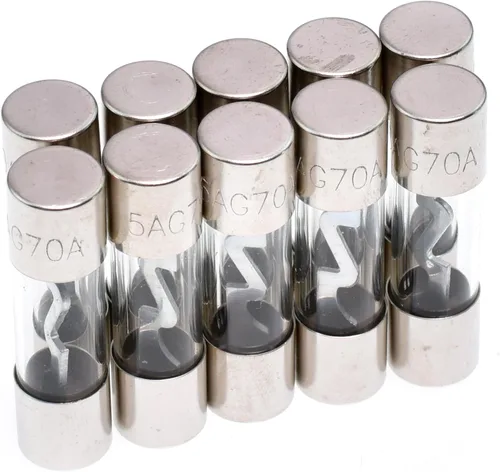 Vista 10 de Conext Link Fusible AGU5-10 Níquel 5 Amp AGU Paquete de 10