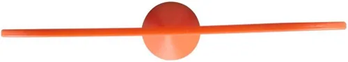 Vista 4 de Pactrade Marine Barco Kayak Balsa Mini Telescópica 21'' - 42'' Paddle Orange Blade Round Grip Sin Límite de Dirección