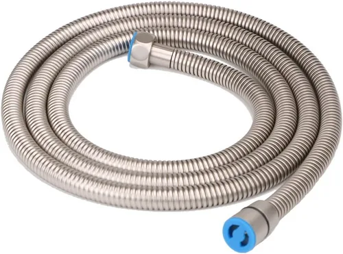 Vista 7 de Reemplazo de manguera de ducha,Manguera de cabezal de ducha extra larga de 79 pulgadas,Accesorio de manguera de ducha de bidé dorado titanio