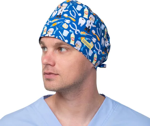 Vista 3 de Gorras de trabajo modernas y clásicas - Cómodas y transpirables para hombres y mujeres, cubierta de cabeza estética larga