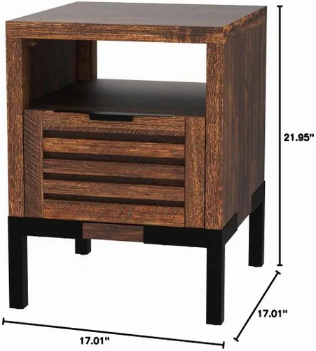 Vista 3 de Bme Millie - Soporte de TV de madera maciza para televisores de hasta 65 pulgadas, moderno soporte de TV de estilo granja con encanto rústico