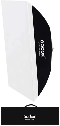 Vista 8 de Godox Speedlite Softbox 60x90 - Luz rectangular para fotografía con Bowens para retrato, producto de fotografía, flash de estudio (SB-BW60X90)