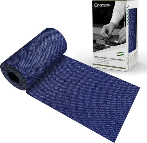 Vista 56 de KING MOUNTAIN Paquete de 20 parches de reparación termoadhesivos para pantalones vaqueros, kit de parches de mezclilla para jeans, 3 x 4-1/4 Cinco