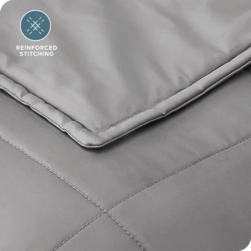 Vista 40 de Bare Home Manta con peso tamaño Twin o Full 7 libras (40" x 60") - Totalmente natural 100% algodón - Manta pesada premium con cuentas de vidrio