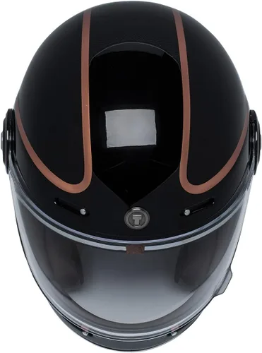 Vista 4 de TORC T1/Newport - Casco de moto de fibra de vidrio de cara completa aprobado por DOT y ECE