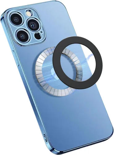 Vista 8 de Anillos adaptadores magnéticos 2 piezas compatibles con MagSafe, para Kindle Pop Socket Magnetic, para accesorios Magsafe y carga inalámbrica