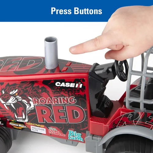 Vista 3 de ERTL 1/16 Big Farm Case IH Barn Buster Tirando Tractor 47465