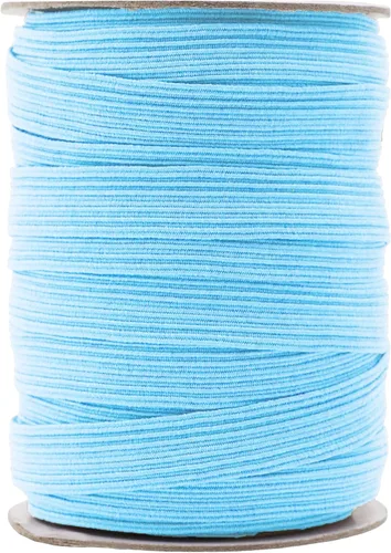 Vista 38 de Mandala Crafts Rollo de bandas elásticas beige de 0.472 in y 20 yardas para costura, 1/2 cordón elástico plano, correas elásticas trenzadas de 1 2