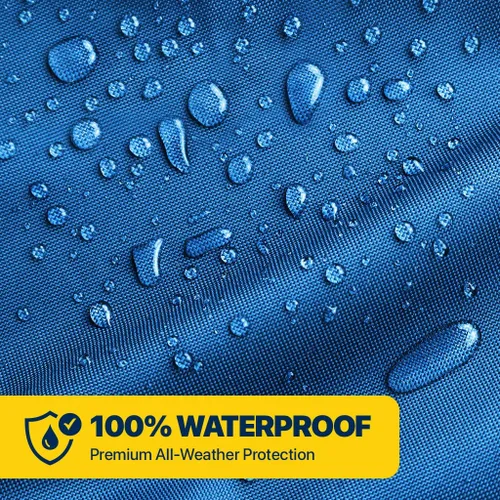 Vista 4 de Seal Skin Covers Funda Universal para Barco, Cubierta Impermeable de Grado Marino para 12'-14' L y Hasta 68" W, De Servicio Pesado y Resistente a