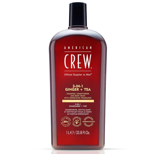 Vista 37 de American Crew Champú, acondicionador y gel de baño para hombres, 3 en 1, 3.3 onzas líquidas