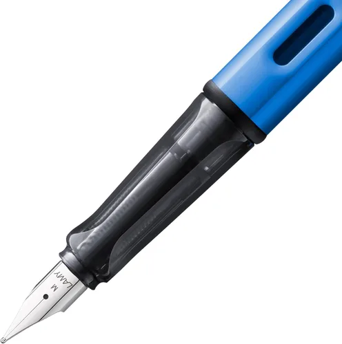 Vista 3 de LAMY Pluma estilográfica azul océano con punta media y tinta azul (L28M)