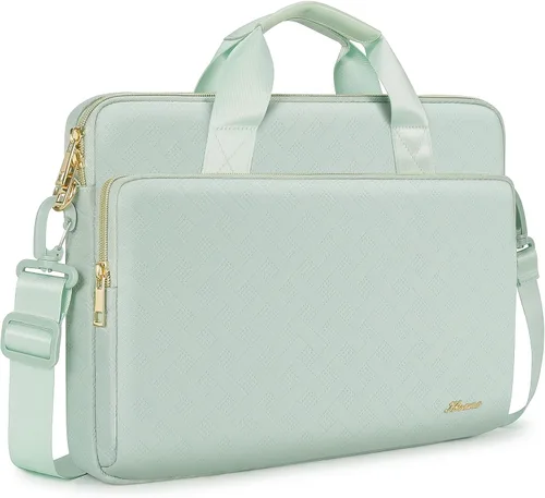 Vista 8 de KIZUNA Funda para portátil de 13 pulgadas, bolsa de hombro para computadora para MacBook Air M2 de 13.6"/MacBook Pro 14 M3 M2 M1 MAX/14 Lenovo