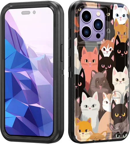 Vista 123 de Funda para iPhone Air con soporte integrado, a prueba de golpes, polvo y caídas, 3 capas, grado militar, funda protectora para iPhone Air de 6.5