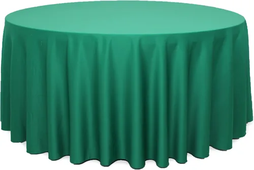 Vista 17 de Your Chair Covers - Mantel redondo L'Amour de 120 pulgadas - Mantel de boda prémium para mesas redondas de banquete de 5 pies - Negro