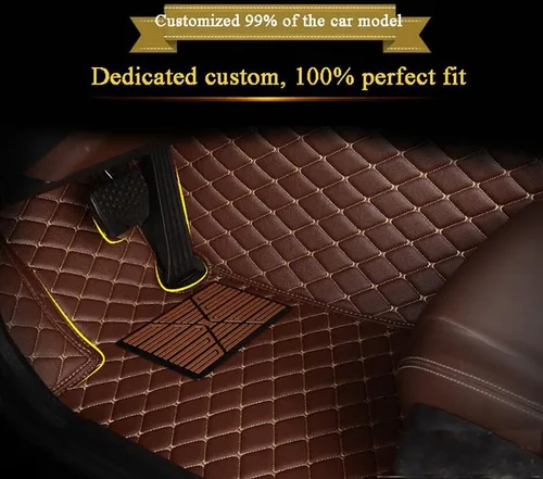 Vista 4 de Alfombrillas de cuero para auto personalizadas de ajuste completo - Mejora el interior de tu auto con forros específicos para vehículos - Perfectas