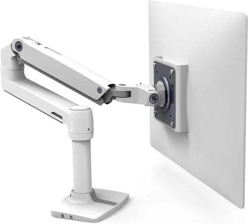 Ergotron Brazo para monitor LX, soporte de escritorio para un solo monitor - se adapta a monitores de computadora ultraanchos curvos planos de hasta