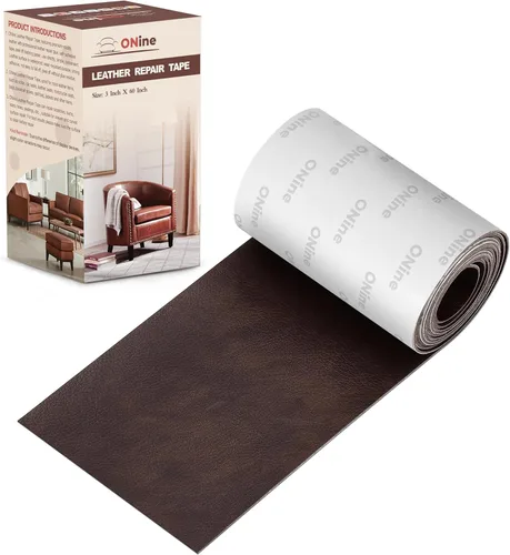 Vista 58 de ONine - Cinta de reparación de piel, parche para reparación de piel autoadhesivo de 12 x 48 pulgadas, impermeable, resistente al desgaste, para Negro