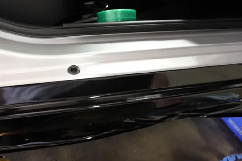 Vista 3 de Cinta en rollo de 50 metros (164 ft) para marcar la meta, diseño de rayas y más, corte sin cuchilla