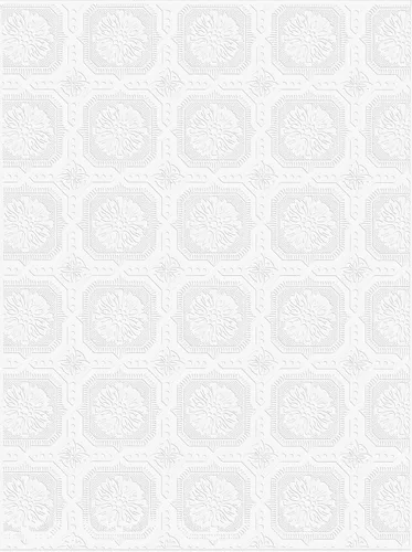 12011 Rollo de papel pintado cuadrado pequeño, color blanco