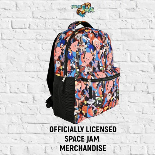 Vista 6 de space jam Mochila con licencia oficial de SpaceJam A New Legacy Tune Squad Basketball