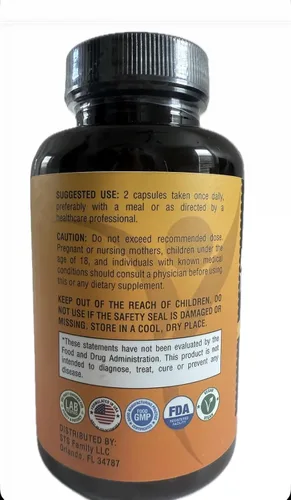 Vista 9 de Cápsulas de canela de Ceilán 3000 mg de cúrcuma 3000 mg de vinagre de sidra de manzana 3000 mg de ginseng 2000 mg de aloe vera 2000 mg suplemento