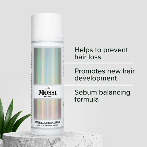 Vista 5 de The Mossi London Champú para el crecimiento del cabello para adelgazamiento y todo tipo de cabello, 6.7 fl oz (6.8 fl oz)