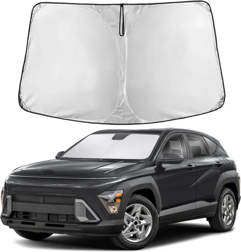 Vista 162 de EcoNour - Parasol plegable para parabrisas de Toyota Tacoma 2016-2025 2026, accesorios para camioneta de 2 puertas y 4 puertas, protector de visera
