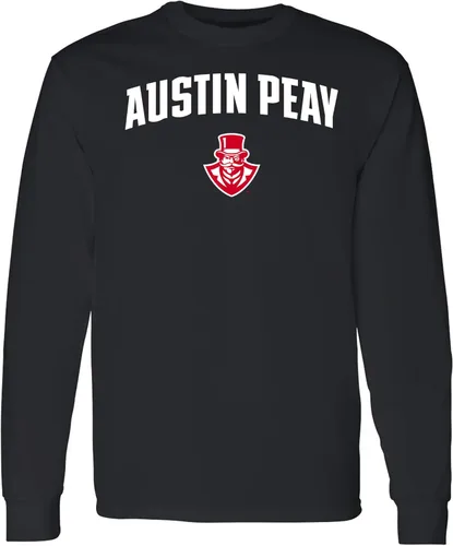 Vista 81 de NCAA oficial de College – University Team Color Arco Logo Manga Larga