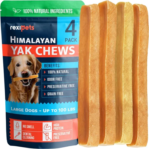 Vista 9 de Masticables de queso de yak 100% natural del Himalaya para todas las razas – Masticables de yak sin lactosa para perros pequeños, medianos y grandes