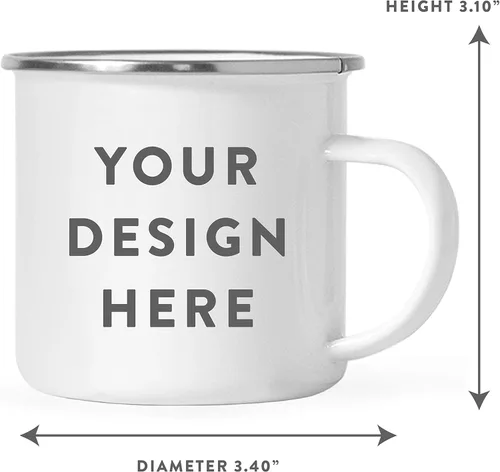 Vista 6 de Andaz Press 11oz. Birthday Milestone Stainless Steel Campfire Coffee Mug Gift, Vintage 1938, Wine Bottle Graphic, 1-Pack, Enamel Camping Cup, 81st