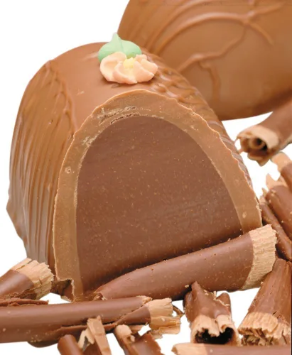 Vista 21 de Philadelphia Candies Huevo de Pascua de Orange Meltaway, chocolate con leche, caja de regalo de 8 onzas