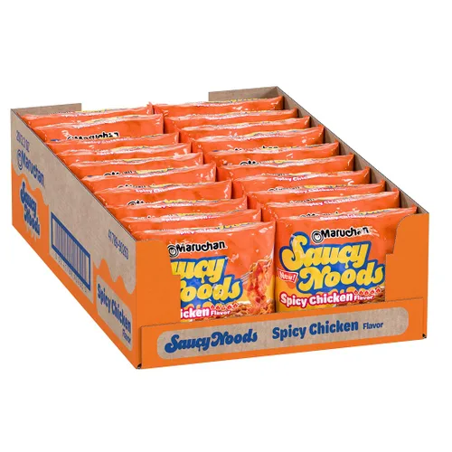 Vista 20 de Maruchan Ramen con sabor a limón, chile y camarón, 3.0 oz, paquete de 24