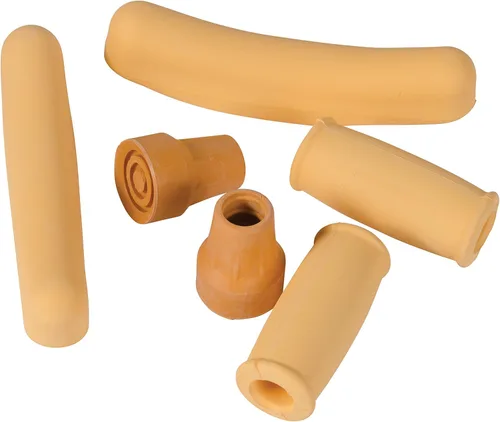 Vista 4 de DMI Kit de accesorios para muletas con almohadillas de espuma para muletas para axilas, fundas de agarre de mano de estilo cerrado y puntas