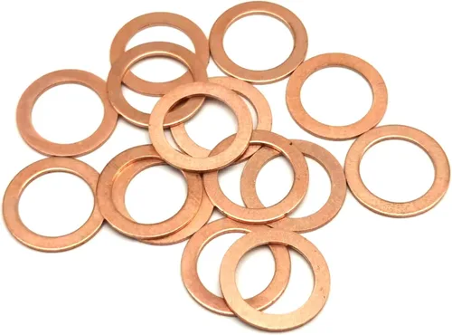 Reemplazo de la junta del tapón de drenaje de aceite para Mercedes Oil Crush Washer 0.551 in Cooper Crush Washer Drain Plug OEM PN 007603-014106 (15