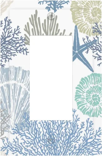 Vista 99 de Arte Moderno Abstracto de Lujo Turquesa Oscuro Verde Azulado Azul Gris Patrón Texturizado de Mármol 1 Gang Interruptor de Luz de Palanca Simple