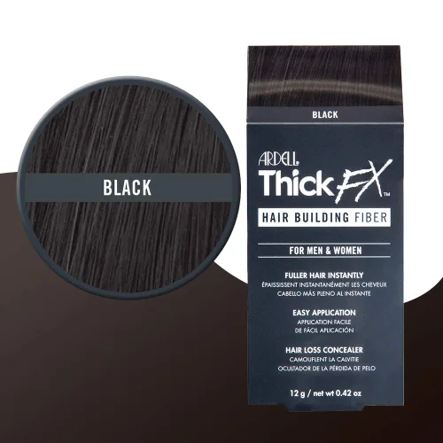 Vista 4 de Ardell Thick FX Fibra de construcción de cabello negro para cabello más completo al instante, 0.42 oz