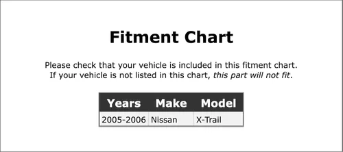 Vista 2 de Limpiaparabrisas izquierdo compatible con Nissan X-Trail 2005 2006 PC-1022650