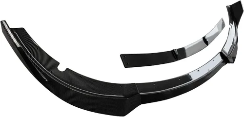 Vista 4 de CHIESMA Para cargador de labio frontal para Dodge Charger SRT Hellcat Scat Widebody 2020-2023, parachoques delantero divisor 4 piezas ABS pintado