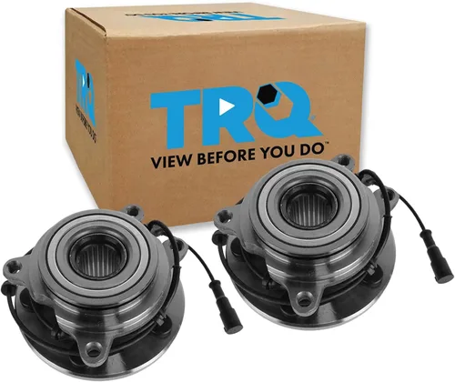 Vista 208 de Conjunto de rodamiento de rueda y buje TRQ para parte trasera izquierda y derecha, 2 piezas, compatible con Ford Expedition 2007-2010 y Lincoln
