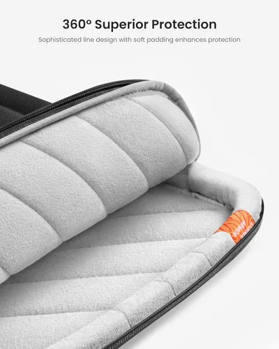 Vista 4 de tomtoc Funda protectora para laptop 360 para MacBook Pro M1A2442 ProMax 2021, MacBook Air M2A2681 2022 de 13 pulgadas con carcasa dura, a prueba