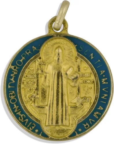 Vista 3 de Medalla Católica de San Benito 1 14 de diámetro