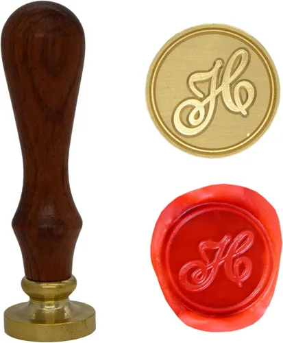 Vista 14 de Wax Seal Stamp Letter A-Z, Alphabet Initial Sealing Stamp for Christmas & Thanksgiving Cards, Wedding Invitation W-S-2 (Letter A)