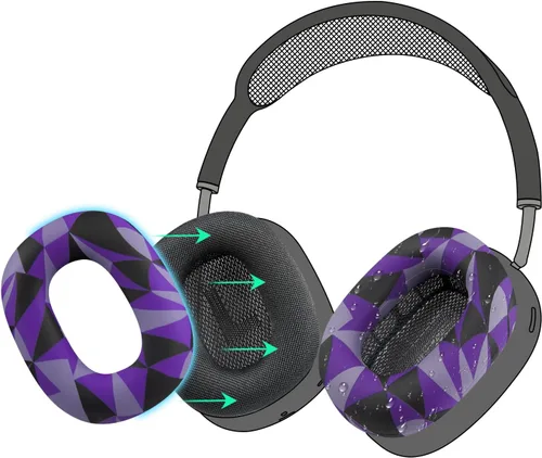 Vista 14 de SOULWIT Funda de silicona a prueba de sudor para AirPods Max, ajuste cómodo para ejercicio en el gimnasio, fácil de limpiar, sin pérdida de calidad