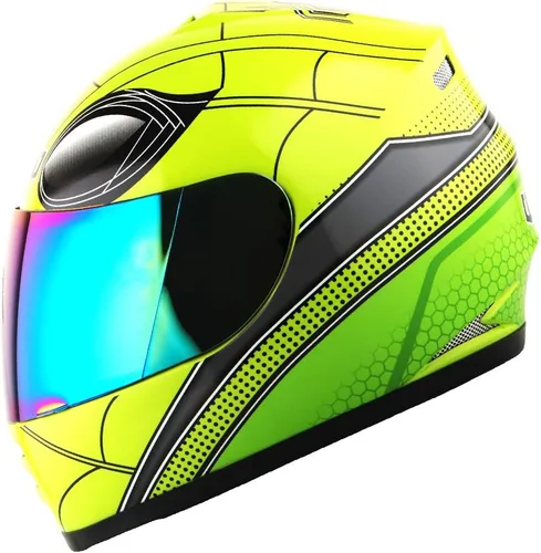 Vista 9 de WOW Casco integral para motocicleta, bicicleta urbana BMX MX para niños: HKYB15