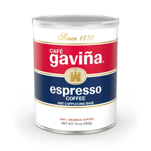 Vista 12 de Café Gaviña Decaf Espresso; Descafeinado, molido extra fino, 100% café Arábica (lata de 10 oz)