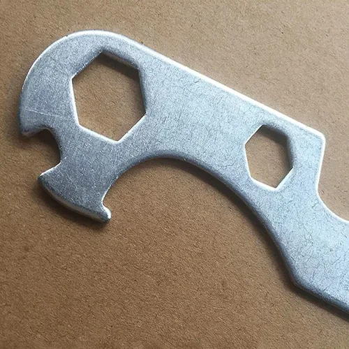 Vista 8 de Llave de montaña de ciclo de bicicleta de múltiples agujeros portátil Herramientas para reparación Llave plana Llave de acero multiherramienta