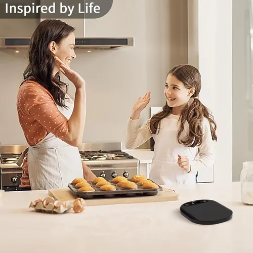 Vista 6 de Vitafit - Báscula digital para alimentos de 15 kg/33 lb de alta precisión de 0.1 oz/1 g, nuestra propia báscula de cocina de fábrica profesional