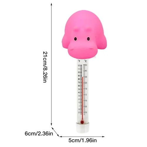 Vista 4 de Termómetro flotante para piscina, Termómetro de piscina, Termómetro flotante para piscina, Termómetro flotante lindo, Termómetro flotante de gran