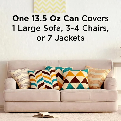 Vista 6 de Scotchgard Repelente de agua para telas, 60 onzas (seis latas de 10 onzas), repele el agua, ideal para sofás, almohadas, muebles, zapatos y más